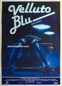g202 BLUE VELVET Italian one-panel movie poster '86 David Lynch, Rossellini