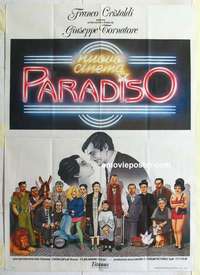 g205 CINEMA PARADISO Italian one-panel movie poster '89 Tornatore, Noiret
