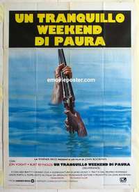g208 DELIVERANCE Italian one-panel movie poster '72 Voight, Burt Reynolds