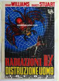 g226 INCREDIBLE SHRINKING MAN Italian one-panel movie poster '57 classic!