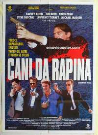 g251 RESERVOIR DOGS Italian one-panel movie poster '92 Quentin Tarantino