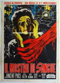 g264 TINGLER Italian one-panel movie poster '59 Vincent Price, William Castle