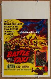 g329 BATTLE TAXI window card movie poster '55 Sterling Hayden, Franz