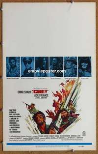 g372 CHE window card movie poster '69 Omar Sharif, Jack Palance