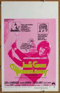 g578 PRESIDENT'S ANALYST window card movie poster '68 wild James Coburn!