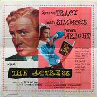 k311 ACTRESS six-sheet movie poster '53 Spencer Tracy, Jean Simmons