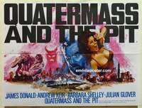 k542 FIVE MILLION YEARS TO EARTH British quad movie poster '67