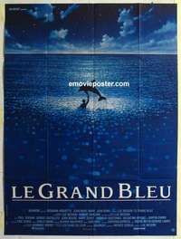 k155 BIG BLUE French one-panel movie poster '88 Luc Besson, Rosanna Arquette