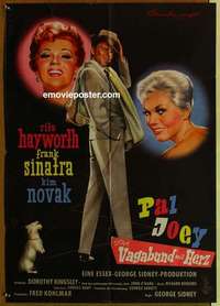 k032 PAL JOEY German movie poster '57 Rita Hayworth, Sinatra, Novak