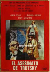 k045 ASSASSINATION OF TROTSKY South American 22x32 movie poster '72