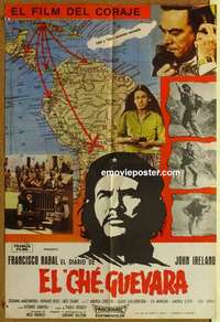 k046 EL CHE GUEVARA South American 22x32 movie poster '68 free Cuba!