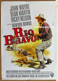 m079 RIO BRAVO German movie poster R69 John Wayne, Dean Martin
