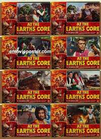 m319 AT THE EARTH'S CORE 8 Italian photobusta movie posters '76 AIP!
