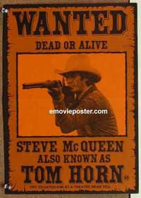 m015 TOM HORN Australian special 11x15 movie poster '80 Steve McQueen