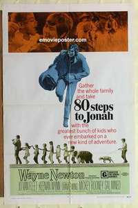 n030 80 STEPS TO JONAH one-sheet movie poster '69 Wayne Newton