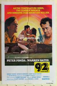 n031 92 IN THE SHADE one-sheet movie poster '75 Peter Fonda, Warren Oates