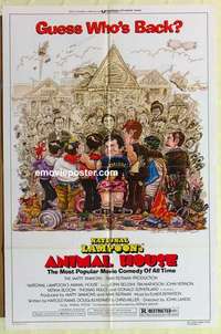 n083 ANIMAL HOUSE one-sheet movie poster R79 John Belushi, Landis classic!