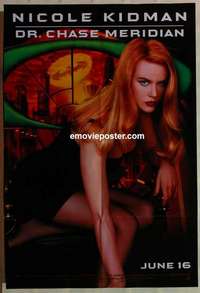 n142 BATMAN FOREVER advance one-sheet movie poster '95 sexy Nicole Kidman!