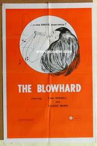 n208 BLOWHARD one-sheet movie poster '70s Tina Russell, Valerie Marin