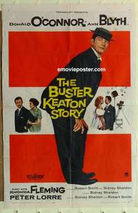 n265 BUSTER KEATON STORY one-sheet movie poster '57 Donald O'Connor