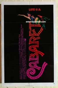 n269 CABARET one-sheet movie poster '72 Liza Minnelli, Bob Fosse