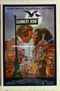 n285 CANNERY ROW one-sheet movie poster '82 Nick Nolte, Debra Winger