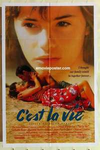 n330 C'EST LA VIE one-sheet movie poster '90 Nathalie Baye, Diane Kurys