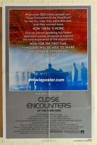 n375 CLOSE ENCOUNTERS OF THE 3rd KIND S.E. one-sheet movie poster '80