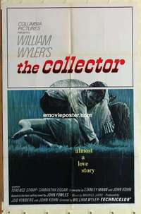 n381 COLLECTOR one-sheet movie poster '65 Terence Stamp, Samantha Eggar