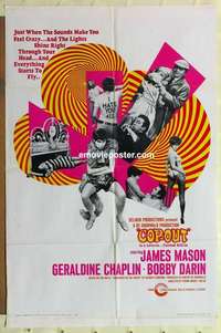 n419 STRANGER IN THE HOUSE one-sheet movie poster '68 James Mason, Geraldine Chaplin