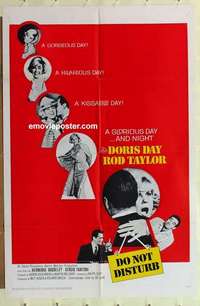 n522 DO NOT DISTURB one-sheet movie poster '65 Doris Day, Rod Taylor
