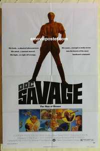 n523 DOC SAVAGE one-sheet movie poster '75 George Pal, Ron Ely