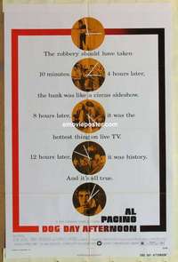 n527 DOG DAY AFTERNOON one-sheet movie poster '75 Al Pacino, Sidney Lumet