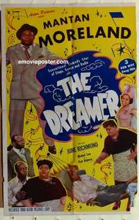 n557 DREAMER one-sheet movie poster '48 Mantan Moreland, June Richmond