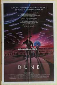 n563 DUNE one-sheet movie poster '84 Kyle MacLachlan, David Lynch
