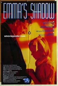 n581 EMMA'S SHADOW one-sheet movie poster '89 Line Kruse, Danish!
