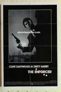 n589 ENFORCER one-sheet movie poster '77 Clint Eastwood, classic!