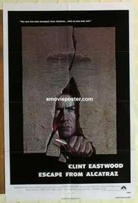n593 ESCAPE FROM ALCATRAZ one-sheet movie poster '79 Clint Eastwood