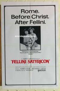 n638 FELLINI SATYRICON int'l one-sheet movie poster '70 cult classic!