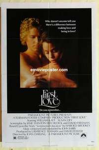 n661 FIRST LOVE one-sheet movie poster '77 William Katt, Susan Dey