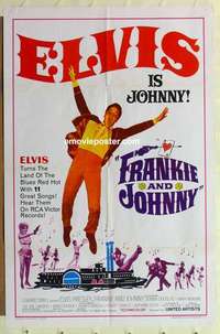 n715 FRANKIE & JOHNNY one-sheet movie poster '66 Elvis Presley