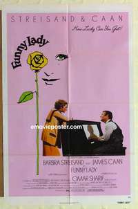 n742 FUNNY LADY one-sheet movie poster '75 Barbra Streisand, James Caan