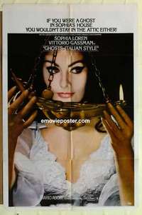 n767 GHOSTS ITALIAN STYLE style B one-sheet movie poster '68 Sophia Loren