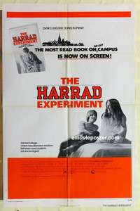 n903 HARRAD EXPERIMENT one-sheet movie poster '73 Don Johnson, Hedren