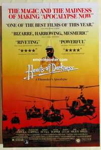 n914 HEARTS OF DARKNESS one-sheet movie poster '91 Apocalypse Now