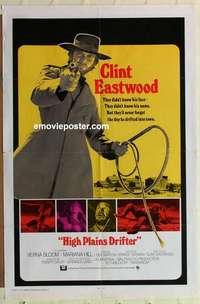 n947 HIGH PLAINS DRIFTER int'l one-sheet movie poster '73 Clint Eastwood