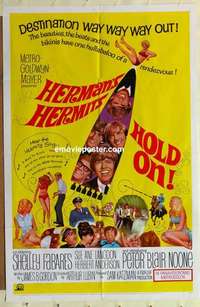 n961 HOLD ON one-sheet movie poster '66 rock 'n' roll, Herman's Hermits!