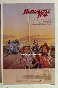 n971 HONEYSUCKLE ROSE one-sheet movie poster '80 Willie Nelson, Cannon