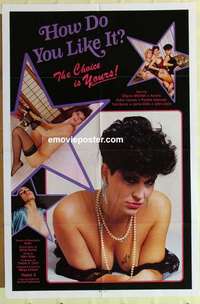 n999 HOW DO YOU LIKE IT one-sheet movie poster '85 sexy Sharon Mitchell!
