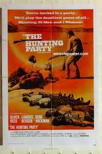 p018 HUNTING PARTY one-sheet movie poster '71 Oliver Reed, Candice Bergen